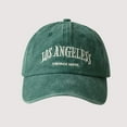 thumbnail image 2 of Yuanlong Unisex Baseball Cap Letter Embroidered Curved Brim Adjustable Cap Washable Sports Caps, 2 of 3
