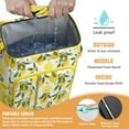 thumbnail image 3 of Lemon Lover's Insulated Cooler Backpack - 20L Large Capacity, 3-Layer Insulation for Hot/Cold Retention - Stylish & Functional for Everyday Use, 3 of 4