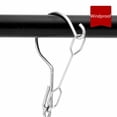 thumbnail image 5 of Laundry Drying Rack Rectangle Hanging Clothes Dryer with 20 Clothes Pins - Hangers with Clips Indoor Outdoor Laundry Hanger Silver, 5 of 5