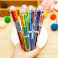 thumbnail image 5 of 1pc Hot 6in1 Multicolor Rainbow Ballpoint Pen Ballpoint Pen Students Office Stationery, 5 of 5