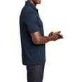 thumbnail image 3 of Mafoose Men's Short Sleeve Endeavor Polo T-Shirt Dark Royal Heather 4X-Large, 3 of 5