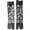 blue border, variant on Japanese Bubble Cuff Split Toe Socks Women Retro Floral Jacquard Tabi Socks Cotton Two-Toed Socks for Spring Autumn Winter Comfort Cute Frilly Socks