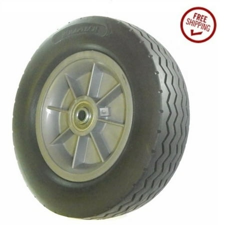 Hub Solid Rubber Wheels - Solid Rubber Cart Tire with Offset Hub (2-1/2