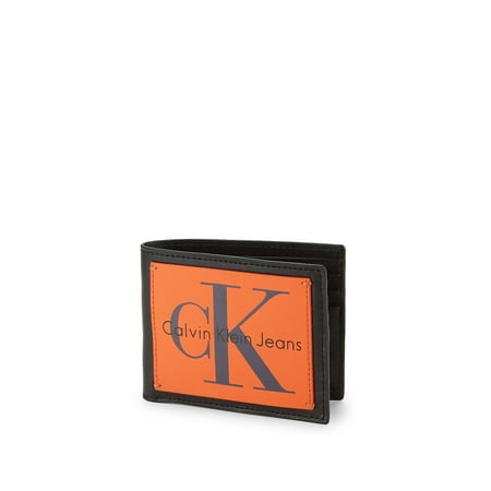 Colorblock Logo Leather Bi-Fold Wallet