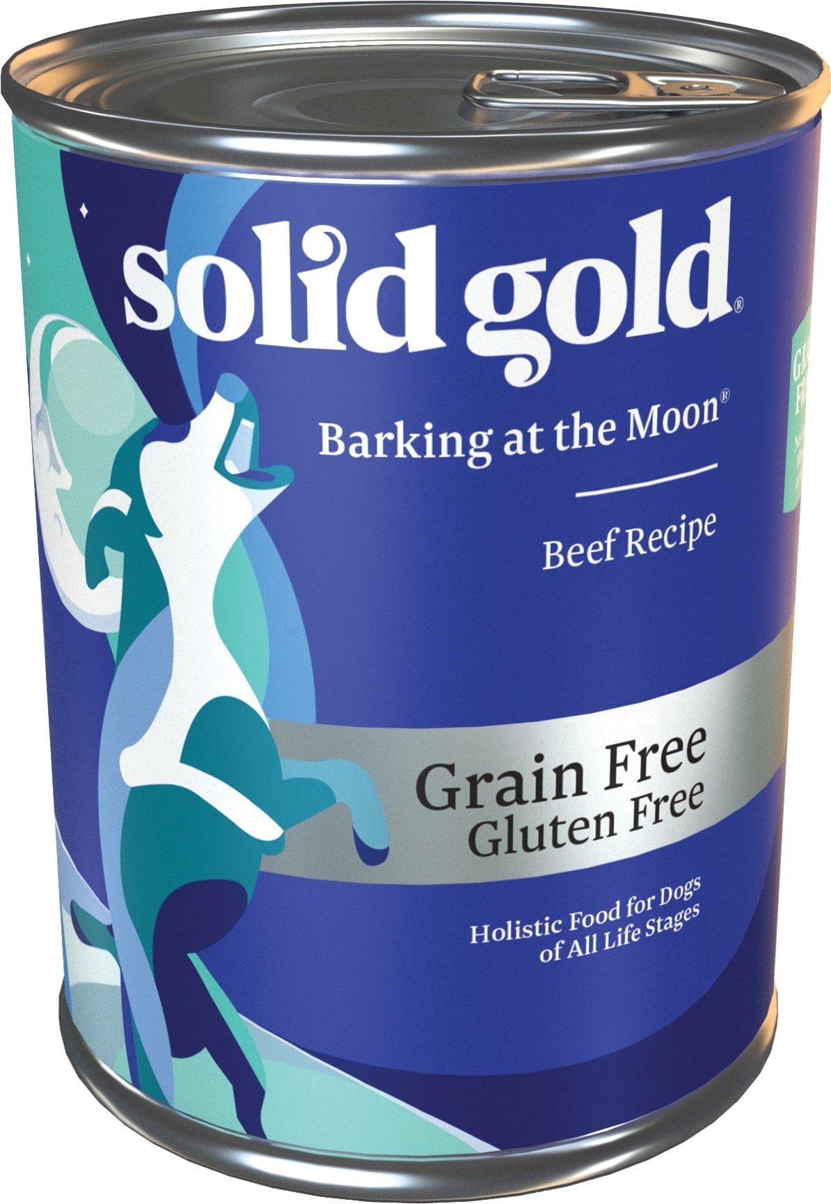 (6 pack) Solid Gold Barking at the Moon Wet Dog Food 13.2 oz can