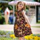 thumbnail image 5 of Fotbe Woodland Creatures Floral Vestido de Dormir para Niñas de 3 a 10 Años, Mangas Cortas, Estilo Princesa, Pijama Camisón con Mangas Voladas-X-Large, 5 of 6
