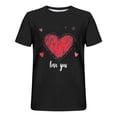 thumbnail image 4 of Camisas de Manga Larga para Hombres Imprimir Casual Cuello Redondo Blusa de Manga Corta, Camisas de Lino para Hombres, 4 of 8