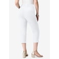 thumbnail image 2 of Roaman's Women's Plus Size Tall Plus Size Comfort Stretch Capri Jean, 2 of 6