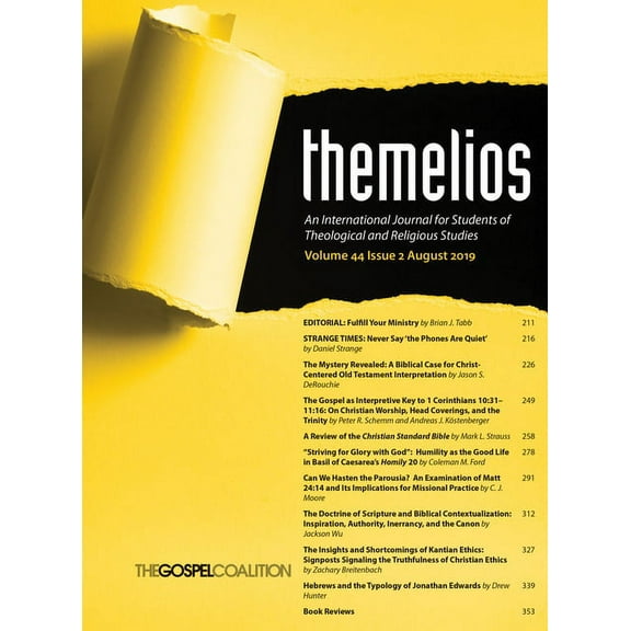 Themelios: Themelios, Volume 44, Issue 2 (Paperback)