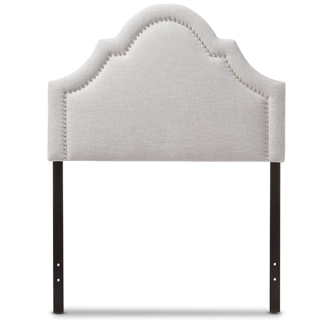 Pemberly Row Tête de Lit Moderne Rembourrée pour Lit Simple en Beige Grisâtre