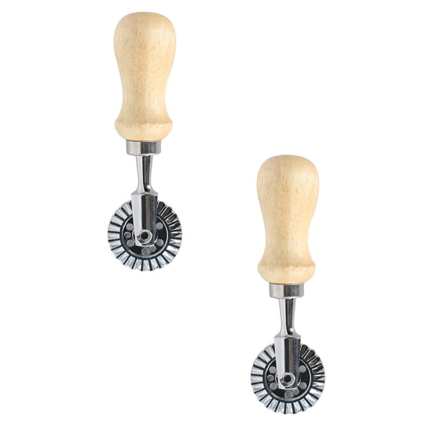 Oleegame 2 Pcs Moule à Biscuits Machine à Découper les Pâtes en Relief Machine à Dumplings en Relief Argent