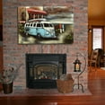 thumbnail image 5 of Empire Art Direct PMO-F1132SL-4832 48 x 32 in. Blue Bus Paddle Boarding Hand Painted Primo Mixed Media Iron Wall Sculpture 3D Metal Wall Art, 5 of 9