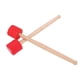thumbnail image 2 of 2 UNIDS Mazo de Tambor de Espuma de Bajo Mango de Roble Cabeza de Espuma EVA Antideslizante Accesorios para Instrumentos de Percusión, 2 of 8