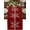 Red, variant on Navy Blue Snowflake Christmas Table Runner, Xmas Ball Winter Pine Cones Washable Cotton Linen Table Runners 36 Inches Long, Dresser Scarf Runner for Nightstand/End Tables/Round Tables 13''x36''