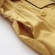 thumbnail image 2 of Gibobby Chamarra niñoNiños pequeños Niñas Niños Otoño Invierno algodón manga larga pajarita ropa abrigo chaqueta(Amarillo, 4-5 Años), 2 of 5