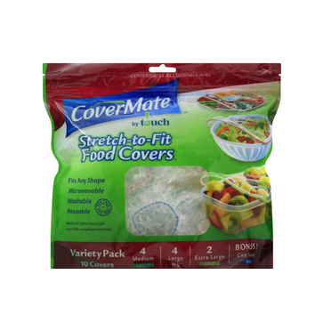 Covermate Stretch-to-fit Food Covers Convenient Reclosable Bags