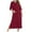 A-Wine318, variant on Puliio Robes For Women Solid Color Quarter Sleeve Loose Maternity Nursing Bathrobe Dress Lightweight Cozy Nightgown,Size S