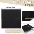 thumbnail image 4 of Biaungdo 6 Pack 5 Inch Sqaure Charcoal Filter Replacements, Black Kitchen Compost Bin Filters for Countertop Square Carbon Filter Bin Pail Replacement, 4 of 7