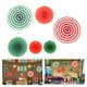 thumbnail image 4 of KAKOWELY 6 abanicos de papel plegables para festivales, con flores decorativas., 4 of 5