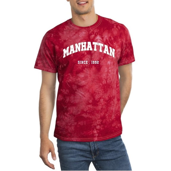 Manhattan 1992 Banner Tie Dye Crystal Men -Image by Shutterstock, Male x-Large
