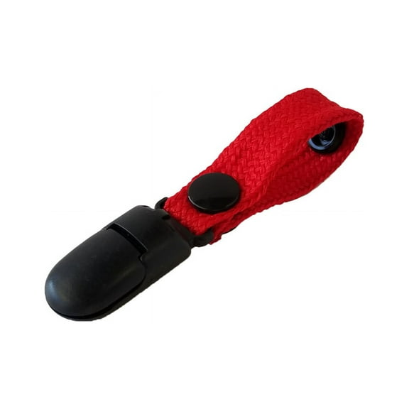 Hydration Backpack Drink Tube Lanyard Clip - Red