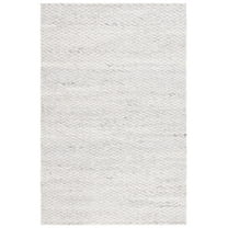 SAFAVIEH Natura Thaddeus Solid Area Rug, Silver, 6' x 9'