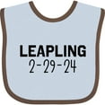 thumbnail image 3 of Inktastic Leapling 2-29-24 Leap Year Boys or Girls Baby Bib, 3 of 4
