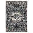 thumbnail image 2 of Abani Azure Collection Area Rug Mid Century Modern Bedroom Living Room Decor Floor Rug 6 x 9 Black, 2 of 6
