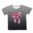 thumbnail image 4 of Godom Girls' Short Sleeve Shirts Comfortable Cotton Tees for Kids Kids Tee Tops Girl Clothes, 4 of 4