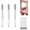 Silver, variant on Geometric Decompression Pen — Press to Transform, Crinkle Pens Funny Pens for Adults,Metallic Geometric Morphing Ballpoint Pen, Metal Shape Shifting Switch Pen, with 10 Refills (Gold)