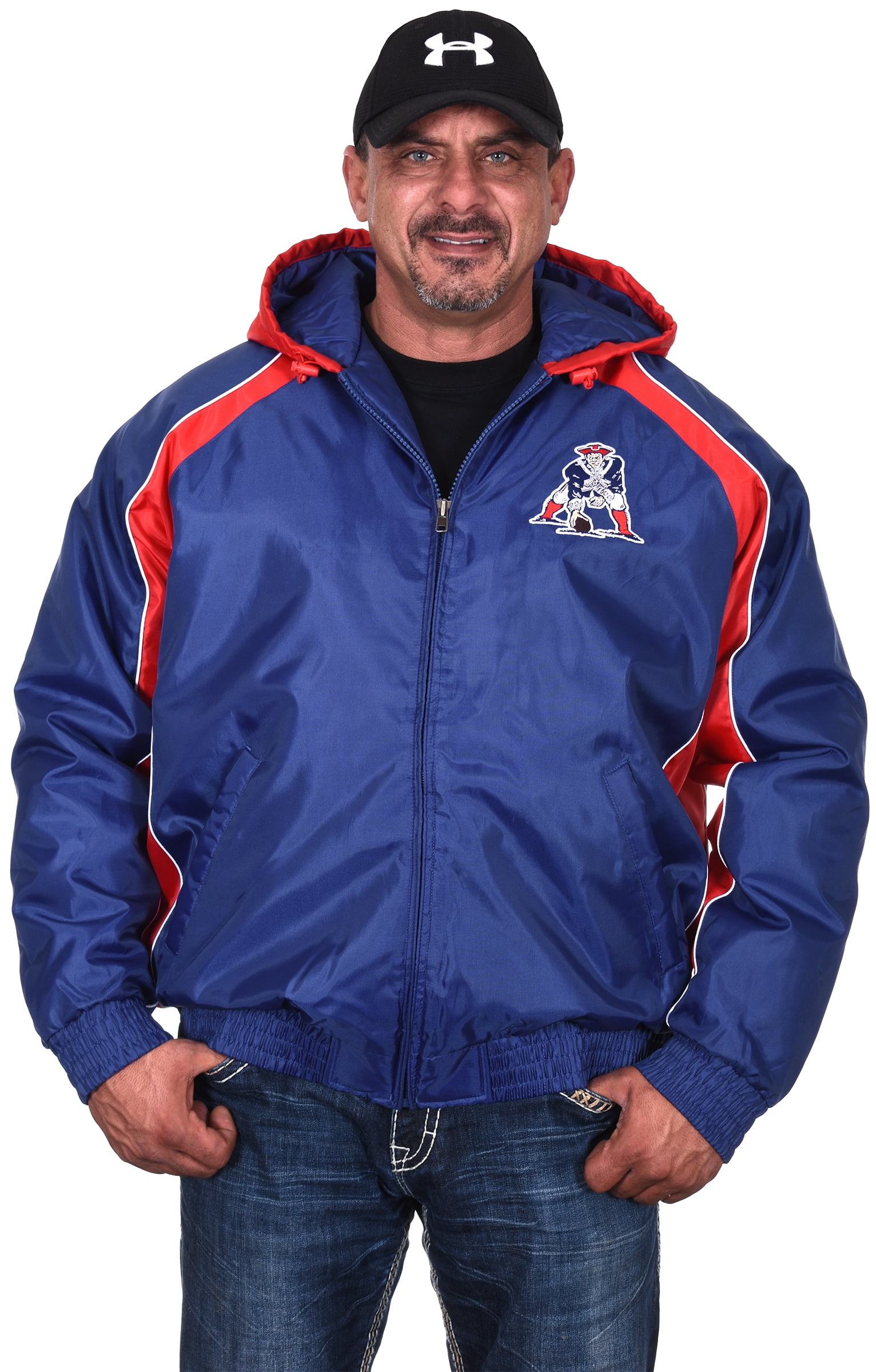 New England Patriots Throwback Zipper Jacket By G-III by