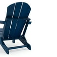 thumbnail image 2 of Westin Outdoor Braxton Folding Plastic Adirondack Chair (Set of 4), Navy Blue, 2 of 16