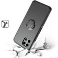 thumbnail image 4 of Designed for T-Mobile Revvl 7 Pro 5G Kickstand Hybrid with 360° Rotate Ring Stand Magnetic Hard PC TPU Shockproof + Screen Protectror Phone Case Cover [Gray], 4 of 12