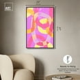 thumbnail image 5 of All That Color Modern Abstract Geometric Canvas Wall Art by Art Remedy, Black Floater Frame, 24"x36", 5 of 7