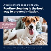 Vetnique OticBliss Dog Ear Cleaning Ear Wipes for Dogs and Cats, 100ct
