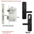 thumbnail image 2 of Digital Electronic Smart Door Lock With Biometric Camera Fingerprint Smart Card Password Key Unlock ,Easy Installation, 2 of 7