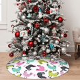 thumbnail image 5 of Sikiie Funny Chicken 30-48 inches {designName} Print Christmas Tree Skirt Snowman Xmas Tree Skirt with Edge Christmas Decorations for Holiday Party48", 5 of 7