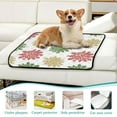 thumbnail image 6 of IAUYY Washable Pee Pads for Dogs Smallx3 Absorbent and Leak-Proof Non-Slip Reusable Puppy Pee Pads for Dogs Applicable to Playpen Potty Crate A Winter Festival Design, 6 of 7