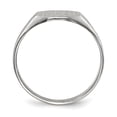thumbnail image 2 of 14k White Gold Signet Ring, 2 of 3