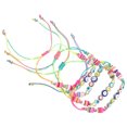 thumbnail image 1 of 4 PCS Pulsera de ojo malvado Pulseras decorativas ajustables Mujeres Pulseras de ojo azul trenzado, 1 of 5