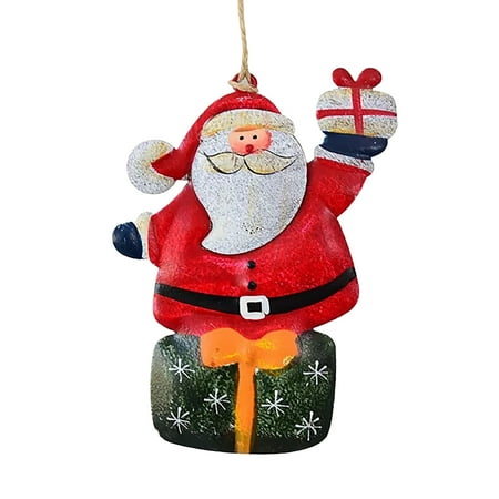 

mnjin iron christmas pendant christmas tree snowman elder elk dewnance christmas decoration c