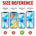 thumbnail image 4 of Apple iPhone 12 Mini /5.4" Slim Crystal Transparent Clear + Blue Frame Shield Shockproof Hybrid Hard Acrylic Cover Heavy Duty Shock-Absorption TPU Phone Cover forApple iPhone 12 Mini, 4 of 4