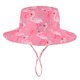 thumbnail image 1 of Sombrero ajustable para el sol para bebé, sombrero de verano para niños, ala ancha para piscina/playa/natación/al aire libre Rojo Verde, 1 of 5