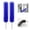 Blue 2 Pcs, variant on Bendable Microfiber Head,  Fan Cleaner Brush Reusable Dust Remover Washable ldeal for Electric Fans Air Conditioning, Home Car Vents, Curtain