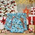 thumbnail image 3 of Fuzoiu Animal Pirate Print Christmas Gift Bag,Burlap Gift Bag with Drawstring Closure & Hang Tag,Perfect for Holidays, Birthdays, and Special Occasions-Medium, 3 of 5