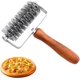 thumbnail image 4 of Cortador de masa con rodillo de acero inoxidable, rodillo de celosía para pizza, cortador de rodillo de celosía, herramientas de cocina para hornear para pastel, pizza, pastel, pan, 4 of 5