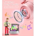 thumbnail image 2 of Auriculares Bywulanda Kids con luces LED y micrófono USB-C, color rosa, 2 of 7