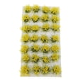 thumbnail image 3 of KLKCMS 28 -Packs 8mm Model Static Grass Powder Fake Flower Tufts for Miniature Terrain Yellow, 3 of 9