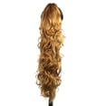 thumbnail image 3 of Riforla Extensions de Cheveux Longs à Clip Bouclés Queue de Cheval à Pince Perruques Ondulées pour Femmes, 3 of 7