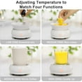thumbnail image 3 of Wax Melter Candle Warmer with Timer - Ceramic Electric Scented Wax Melts Warmer 4-in-1 Candle Burner Melter Timer Adjust Fragrance Intensity Auto Shut Off for Home Office Bedroom Gift & Decor, 3 of 5